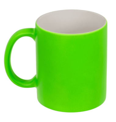 Kaffeebecher Neon grün