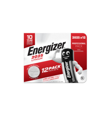 Knopfzellen-Batterie CR2025 12ST