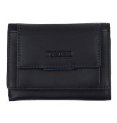 Geldbörse mini RFID Leder schwarz