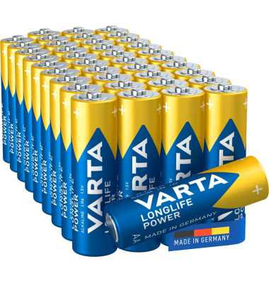 Batterie LONGLIFE, Mignon AA, LR 6, LR 06, MN1500, HR6, HR06, FR6