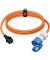 Camping Adapterleitung 5,0 m orange