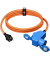 Camping Adapterleitung 1,5 m orange