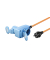 Camping Adapterleitung 1,5 m orange