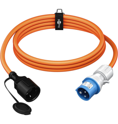 Camping Adapterleitung 5,0 m orange