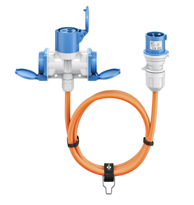 Camping Adapterleitung 1,5 m orange