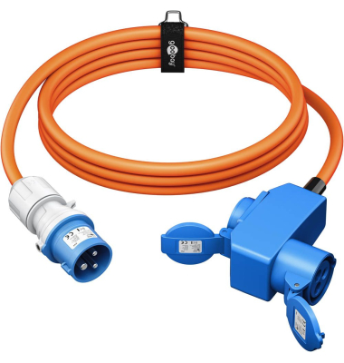 Camping Adapterleitung 5,0 m orange