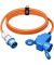 Camping Adapterleitung 5,0 m orange