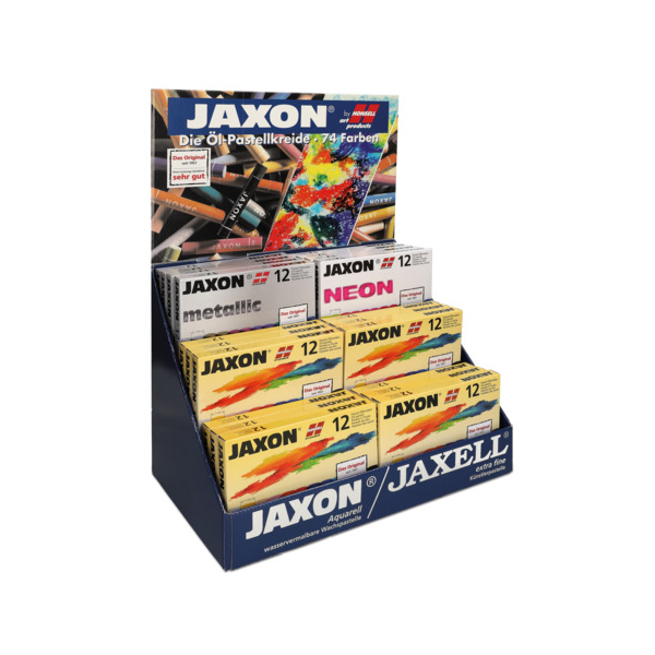 4039874478109 - Pastell-Ölkreide 20PG neon+metallic sort 4039874478109 JAXON