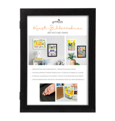 Bilderrahmen Kunst schwarz