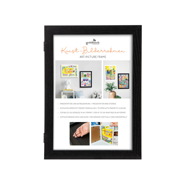2 Stück Goldbuch Bilderrahmen Kunst schwarz 4045352921654 Goldbuch