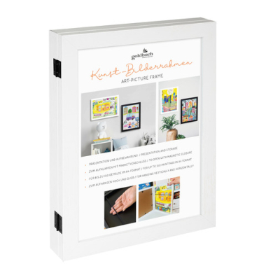 Bilderrahmen Kunst weiß