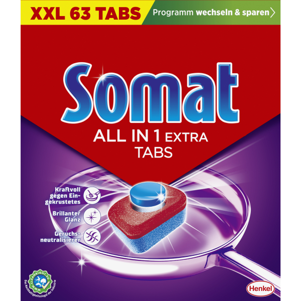 4015200036465 - Spülmaschinentabs All in 1 Extra S63AE 63St 4015200036465 63 Stück 4015200036465 - Spülmaschinentabs All in 1 Extra S63AE 63St 4015200036465 63 Stück