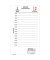 Kalendereinlage B260326, 1 Tag / 1 Seite,  (A6), 2025