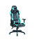 Gaming Stuhl PROFESSIONAL, schwarz/blau / schwarz, mit Armlehnen, bis 100kg, mit Kopfst&uuml;tze