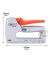Handtacker-nagler Z-CT Heavy Duty silber  orange