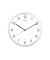  Wanduhr MAULsprint 9054602, wei&szlig;, 30,5cm, rund, analog