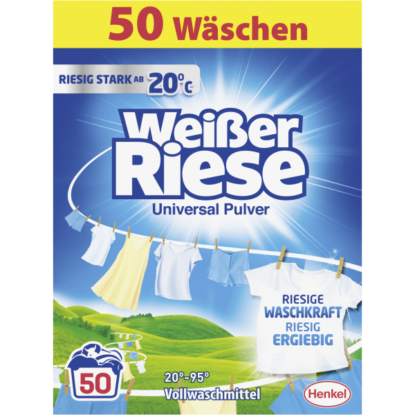 4015200036274 - Waschmittel W50UP Universal Pulver Pulver 25 kg bis 50 Waschladungen 4015200036274 2500 Gramm