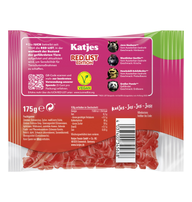 Fruchtgummi Red List 13541 175g
