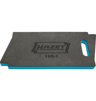 Kniekissen 195-1 grau, blau 21,0 x 45,0 cm