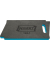 Kniekissen 195-1 grau, blau 21,0 x 45,0 cm