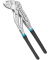 Zangenschlüssel 762-18 Parallele glatte Backen ermöglichen vollflächiges, beschädigungsfreies Greifen von Werkstücken 18,0 cm
