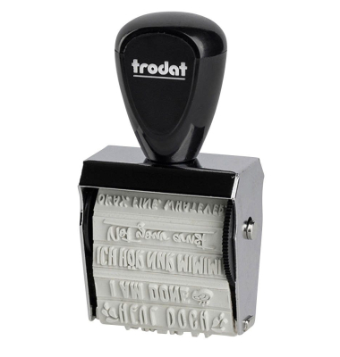 Creative Mini Motivstempel Böse Sprüche 30 x 5 mm