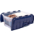Aufbewahrungsbox 100135774, Kunststoff transparent/blau