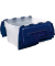 Aufbewahrungsbox 100135774, Kunststoff transparent/blau
