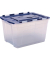 Aufbewahrungsbox 100135775, Kunststoff transparent/blau