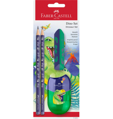 Dino Bleistift-Set HB blau, 1 Set