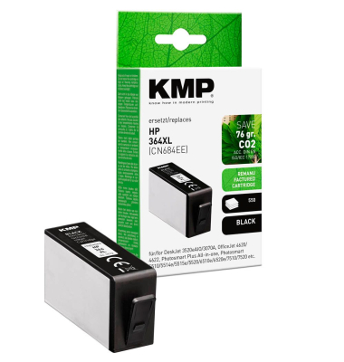  schwarz Druckerpatrone kompatibel zu HP 364XL (CN684EE)