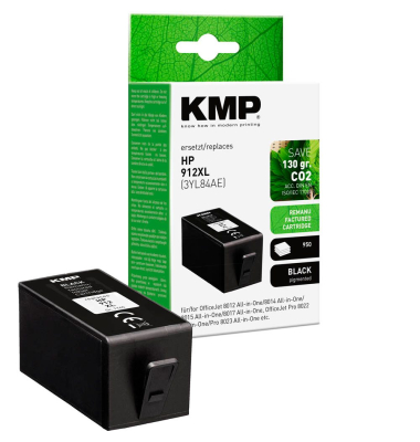  schwarz Druckerpatrone kompatibel zu HP 912XL (3YL84AE)