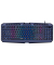 LUDICIUM RGB Rainbow Gaming-Tastatur schwarz