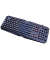 LUDICIUM RGB Rainbow Gaming-Tastatur schwarz