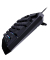 LUDICIUM RGB Rainbow Gaming-Tastatur schwarz