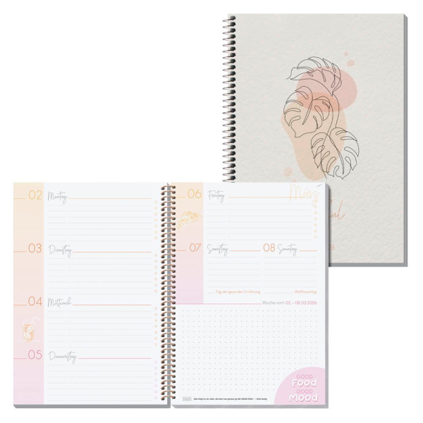 4029357097385 - Schülerkalender College-Timer August 2025 - Juli 2026 life is beautiful