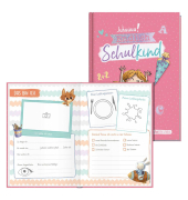 Verlag Freundebuch Endlich Schulkind DIN A5 liniert, rosa Hardcover 48 Seiten