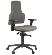Bürostuhl Workster Basic One, 79509 Stoff anthrazit, Gestell schwarz
