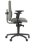 Bürostuhl Workster Basic One, 79509 Stoff anthrazit, Gestell schwarz