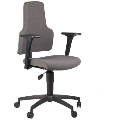 Bürostuhl Workster Basic One, 79510 Stoff anthrazit, Gestell schwarz