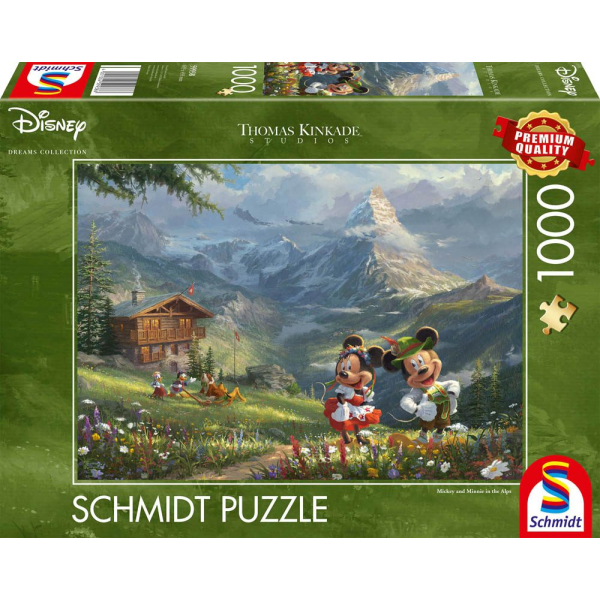 4001504599386 - Disney Mickey & Minnie in den Alpen Puzzle 1000 Teile 4001504599386 Schmidt 4001504599386 - Disney Mickey & Minnie in den Alpen Puzzle 1000 Teile 4001504599386 Schmidt