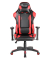 Gaming Stuhl PROFESSIONAL, rot/schwarz / schwarz, mit Armlehnen, bis 100kg, mit Kopfst&uuml;tze
