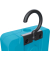 1979W-82 wireless charging LED Taschenlampe schwarz, 30 - 300 Lumen