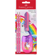 Einhorn Bleistift-Set HB pink, 1 Set