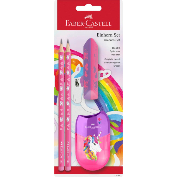 4005401115182 - Einhorn Bleistift-Set HB pink 1 Set 4005401115182 Faber-Castell 4005401115182 - Einhorn Bleistift-Set HB pink 1 Set 4005401115182 Faber-Castell