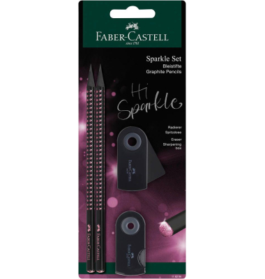 Bleistift Midnight rose, 118296, Härte B, schwarz/rose