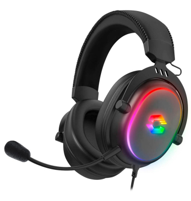 Conux Rgb Gaming-Headset schwarz