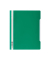Schnellhefter Standard 257005, A4+, gr&uuml;n, Polyvinylchlorid (PVC), Vorderdeckel transparent