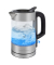 Wasserkocher 501229, edelstahl/schwarz, 1400-1600 Watt, 1,0 Liter