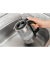 Wasserkocher 501229, edelstahl/schwarz, 1400-1600 Watt, 1,0 Liter